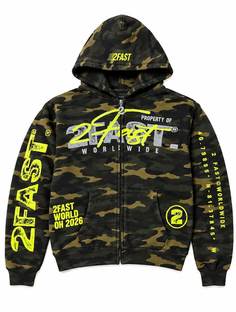 CAMO 2FAST ZIP-UP