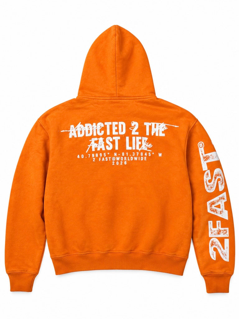 ORANGE 2FAST ZIP-UP