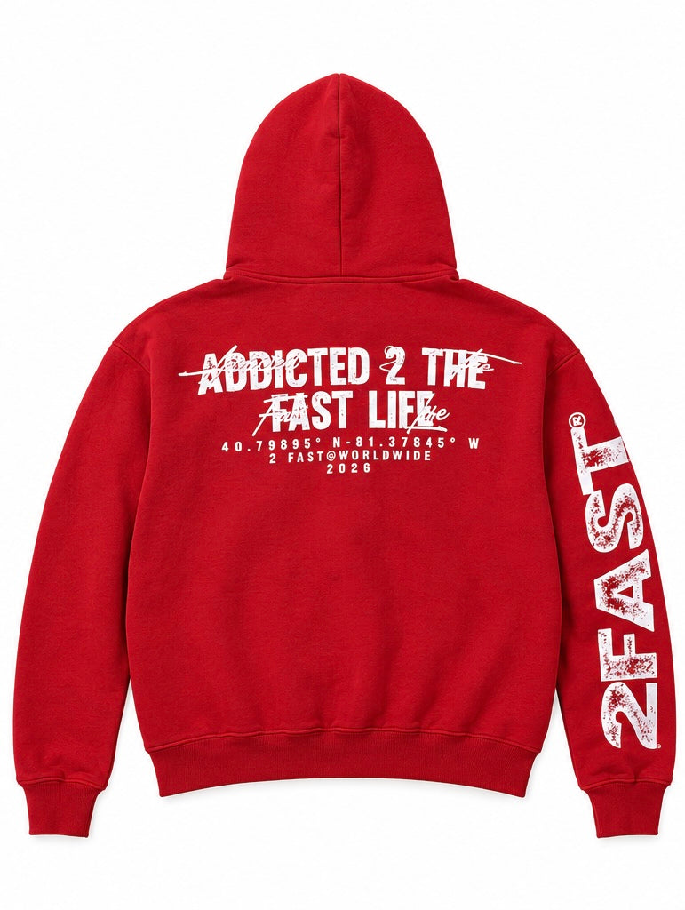 RED 2FAST ZIP-UP