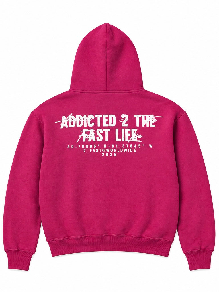 PINK 2FAST ZIP-UP